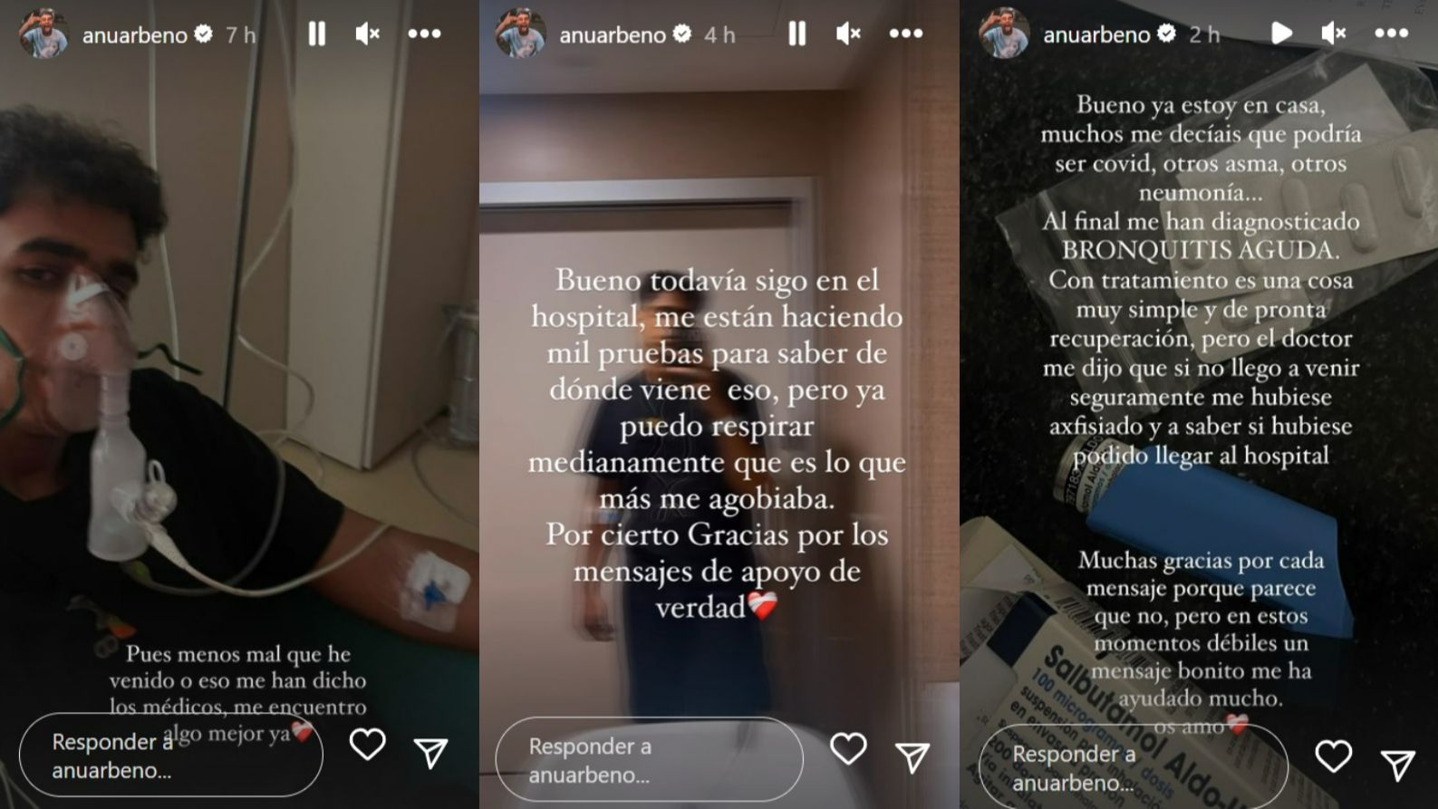 Anuar Beno comparte su diagnóstico médico