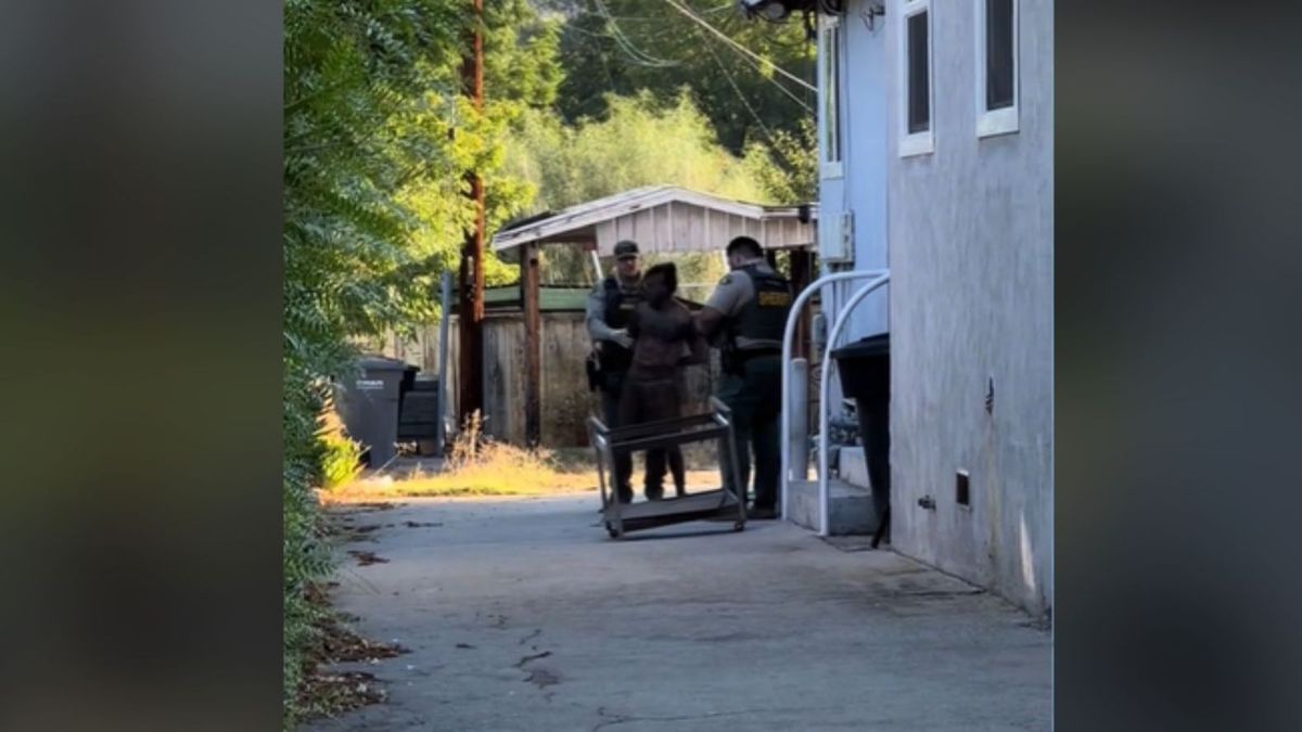 Hombre en el sótano de una joven