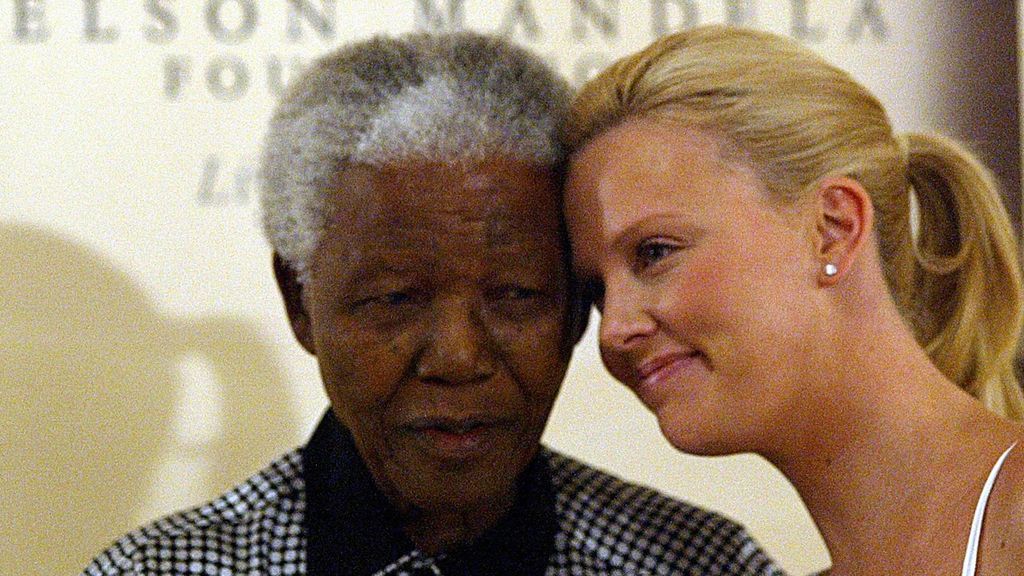 Mandela y Theron, sudafricanos ambos y unidos por el antiracismo.