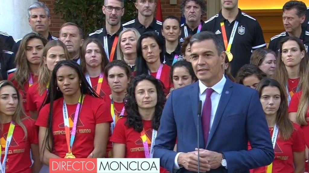 La reivindicativa felicitación de Pedro Sánchez a la jugadoras de la selección española