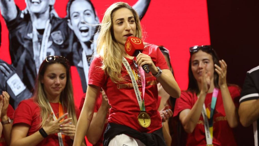 Olga Carmona y su emotivo discurso en la celebración del Mundial: “Aquí tenéis la estrella"