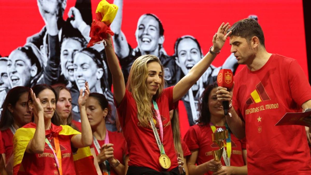 Olga Carmona y su emotivo discurso en la celebración del Mundial: “Aquí tenéis la estrella"