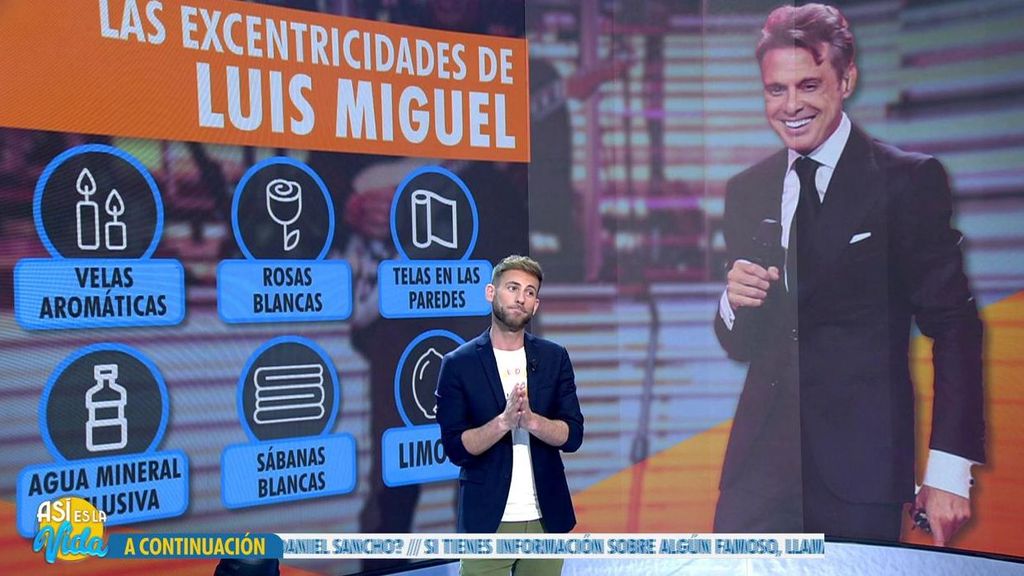 Los 'caprichos' de Luis Miguel en sus giras