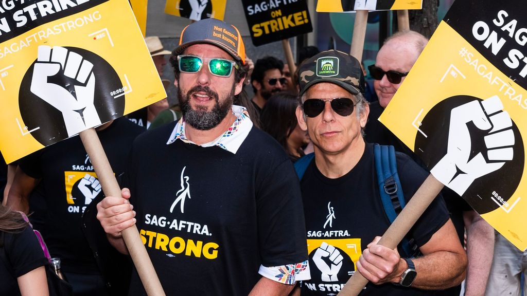 Adam Sandler y Ben Stiller también apoyan la huelga de actores