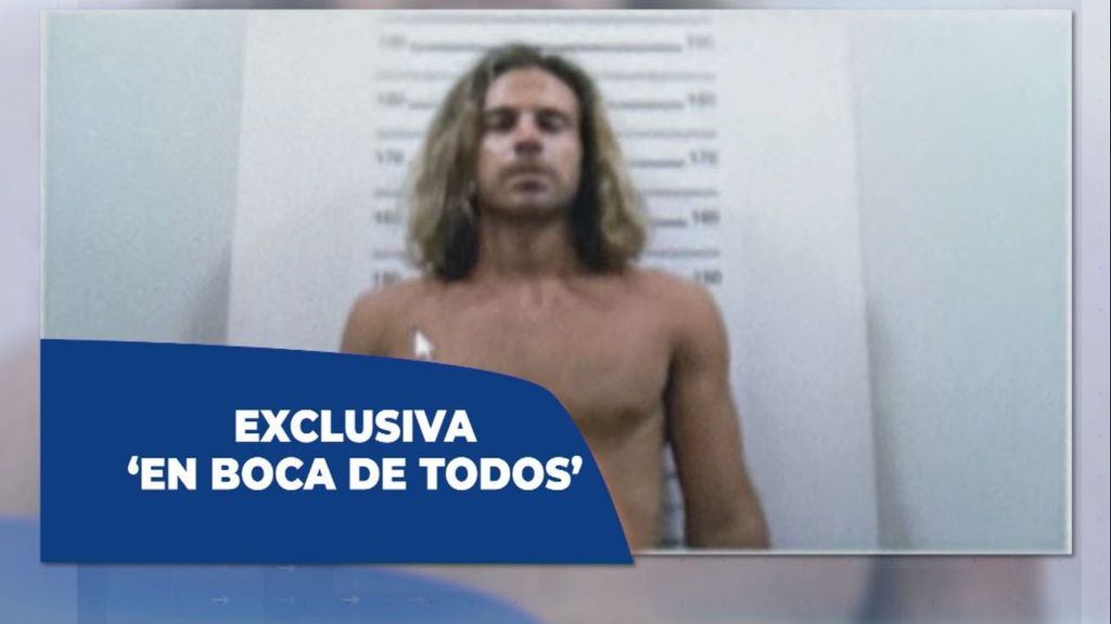 La foto policial de Daniel Sancho que le muestra tal y como entró a la cárcel en Tailandia