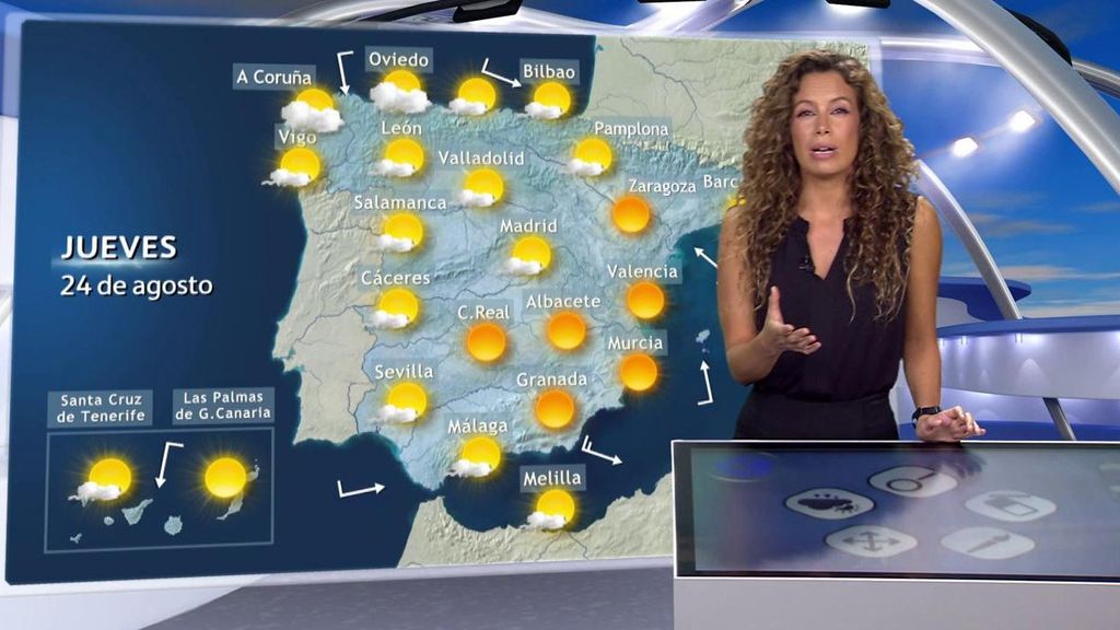 Las temperaturas seguirán disparas en el norte de España este jueves