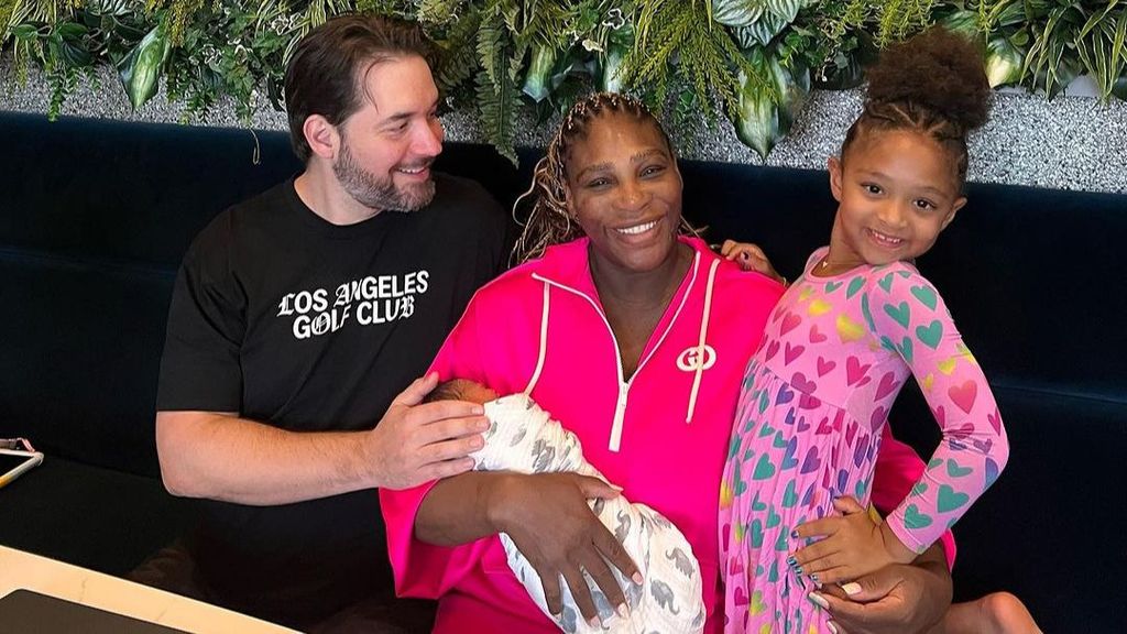 Serena Williams y Alexis Ohanian presentan en vídeo a segunda hija, Adira River Ohanian