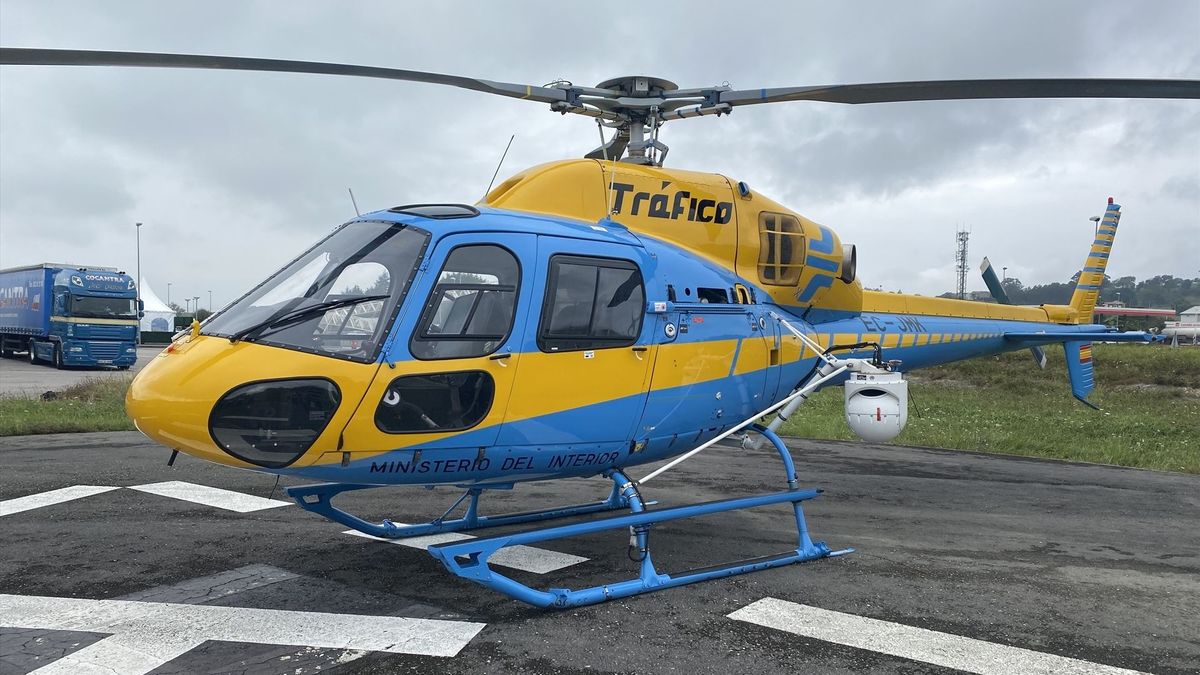 El piloto que estrelló el helicóptero de la DGT aterrizó para comer en un restaurante en Almería
