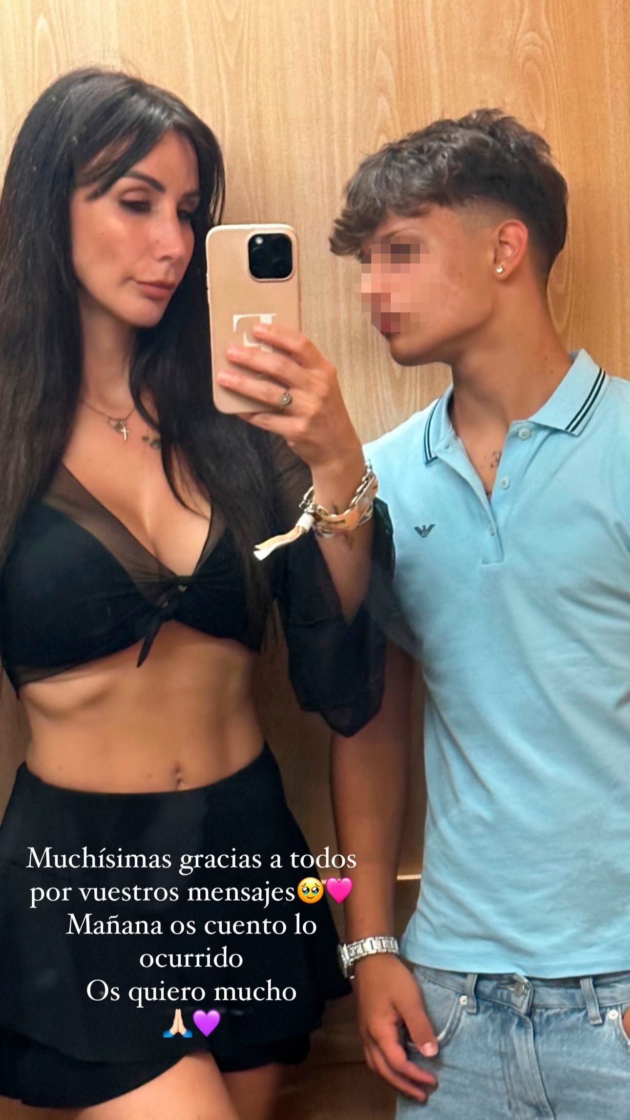 Fani agradece las muestras de cariño tras el suceso de su hijo