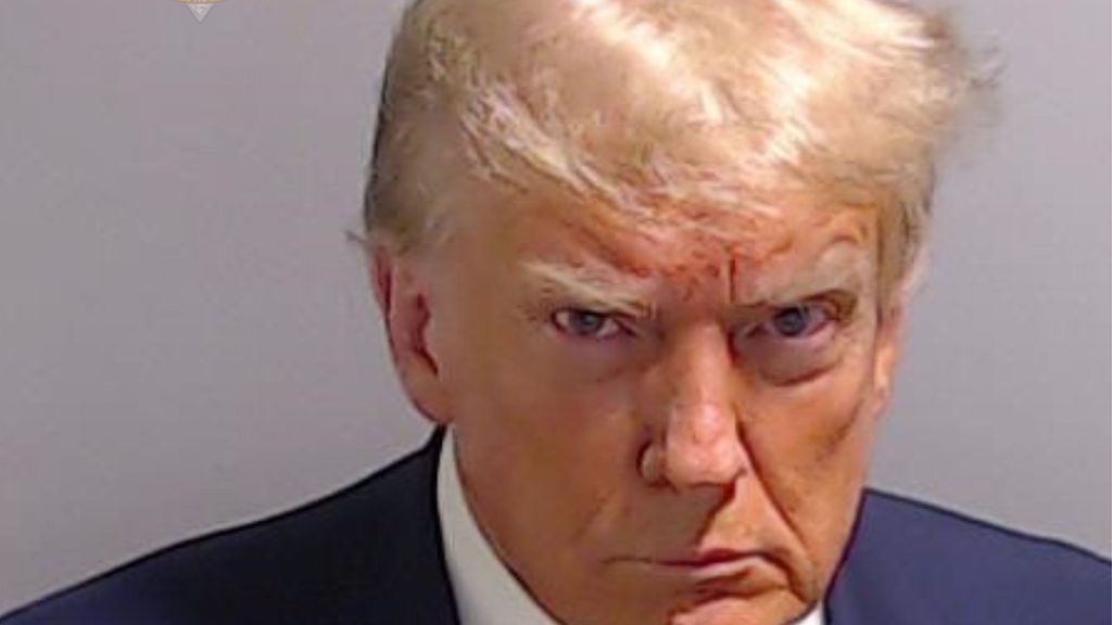 Foto policial del expresidente de EEUU Donald Trump