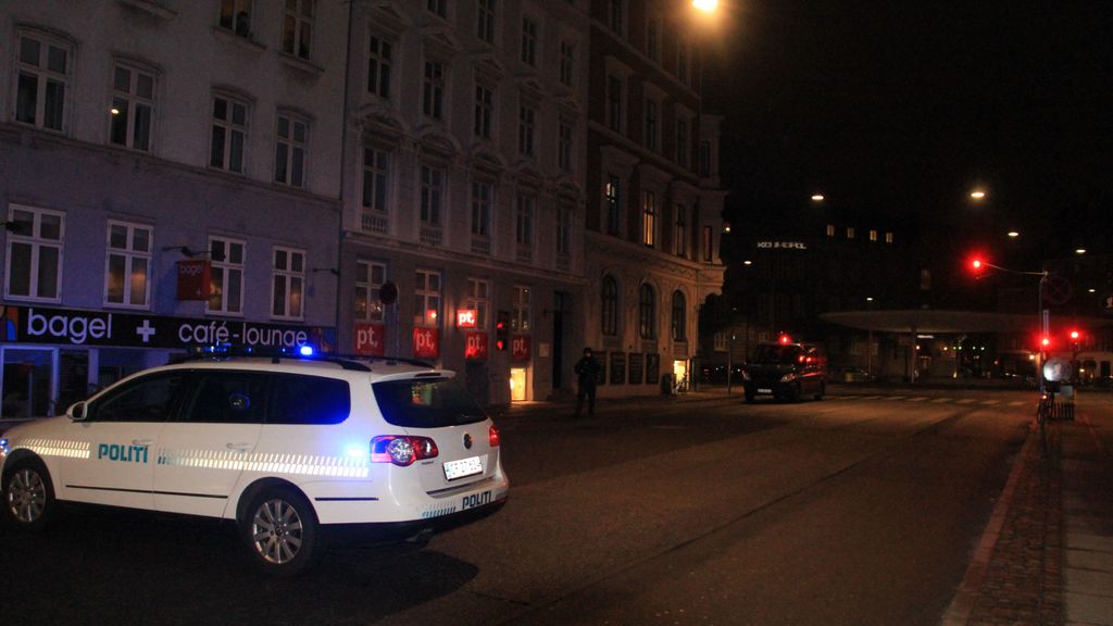 Coche de policía en Dinamarca