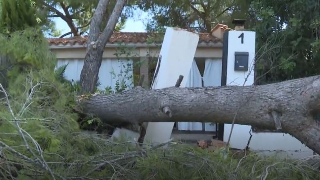 El temporal causa estragos en Baleares, Cataluña y Comunidad Valenciana