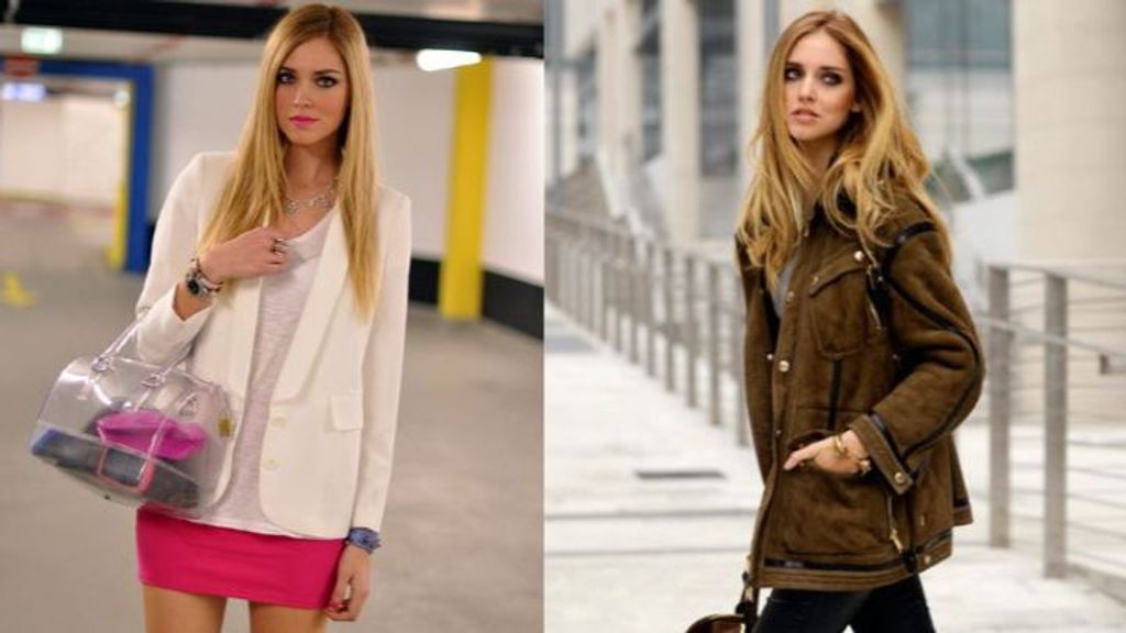 Chiara Ferragni en 2011 y 2012