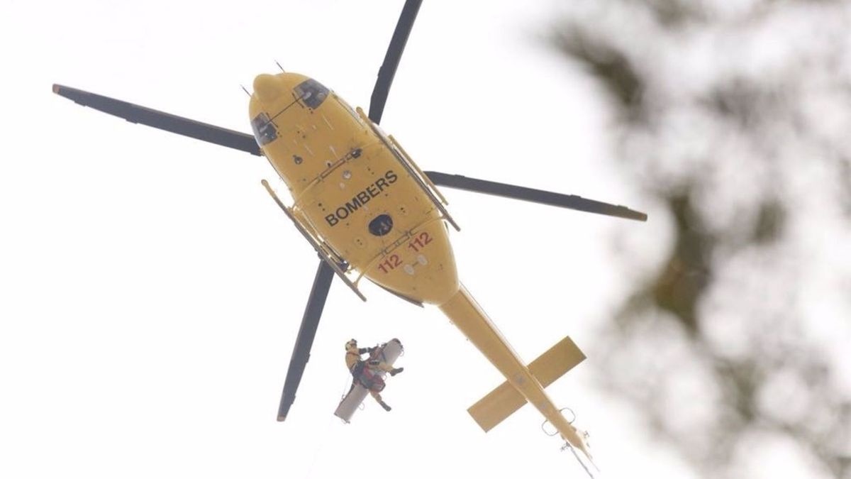 Helicóptero bomberos