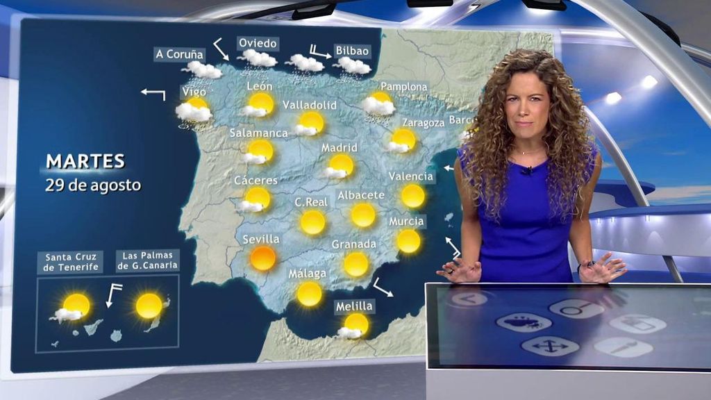 La borrasca ‘Rea’ causará lluvias y fuerte viento en España el martes