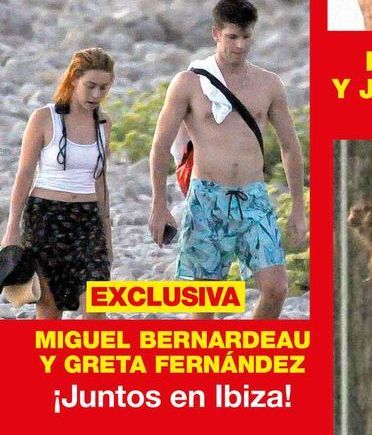 Miguel Bernardeau y Greta Fernández