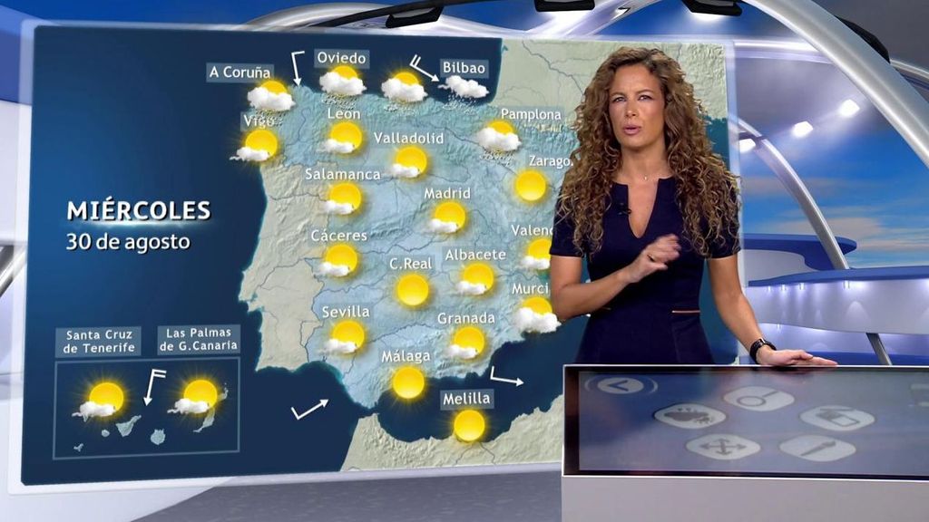 El martes llegará un nuevo ascenso térmico para despedir el verano en España