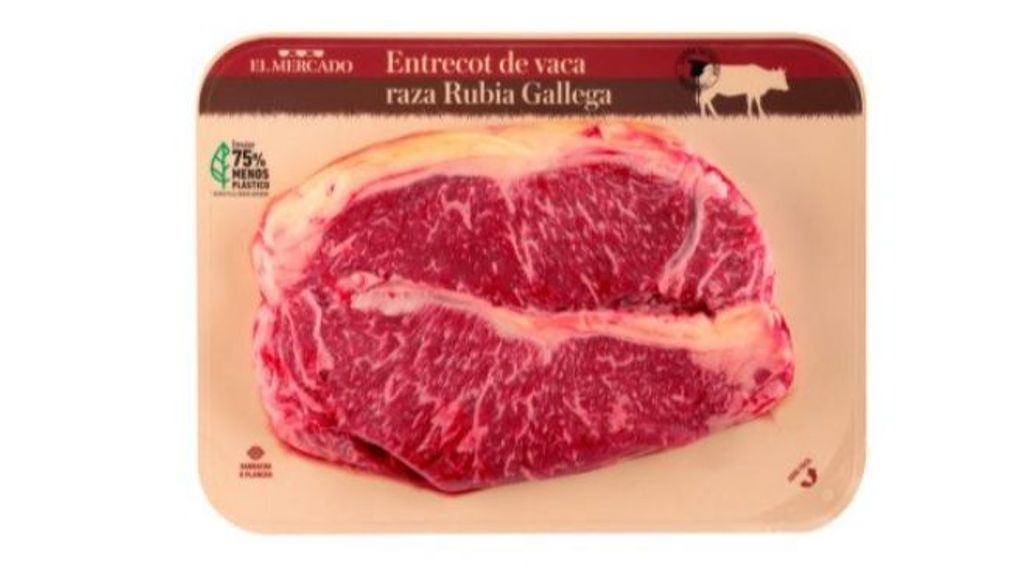 entrecot reitrado por Aldi