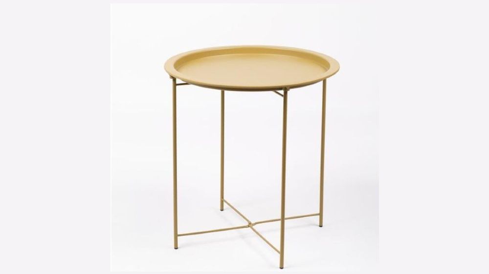 Mesa auxiliar metálica