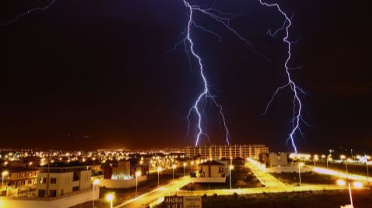 Se prevén tormentas en Andalucía por una DANA