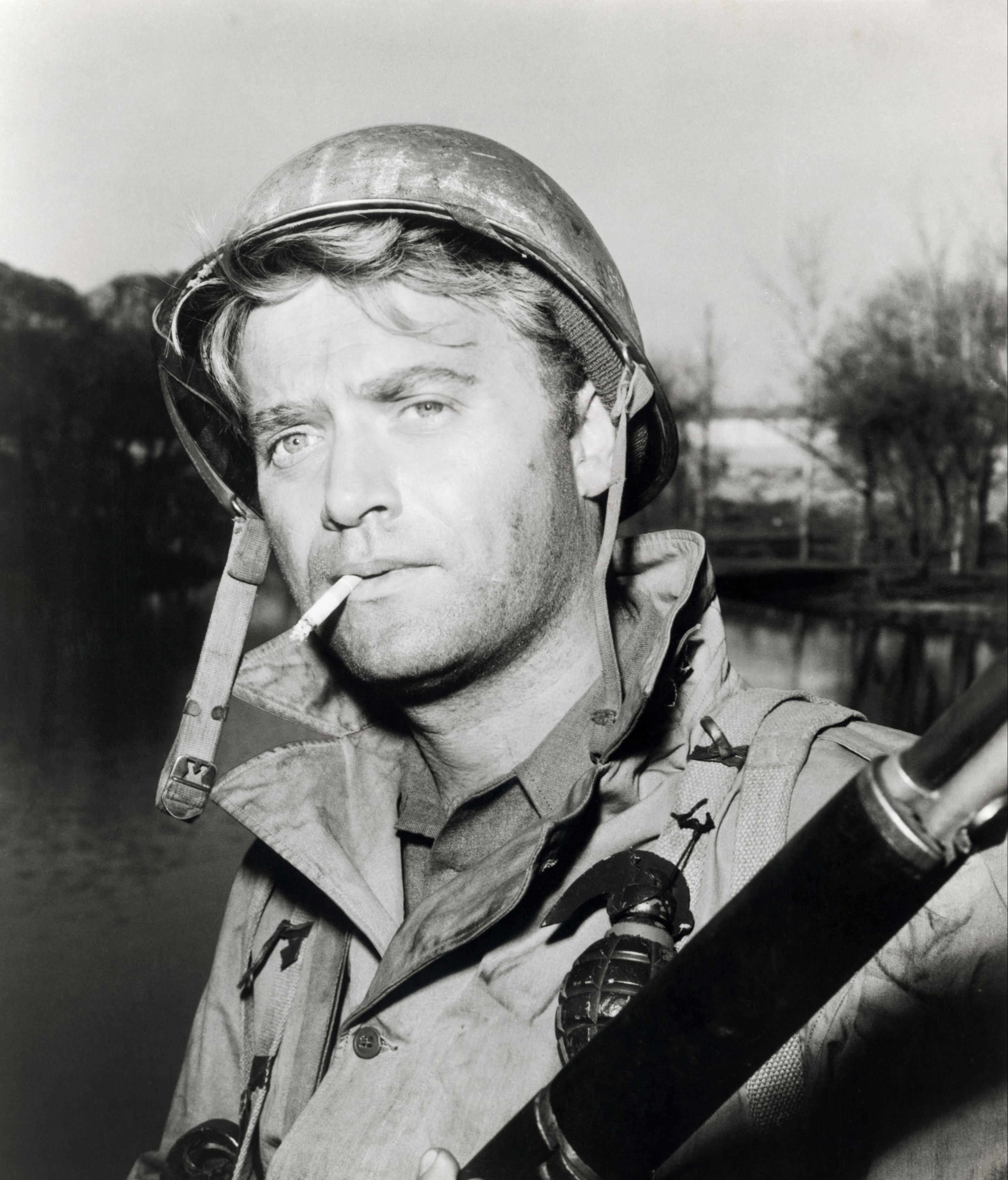 Un joven Vic Morrow, cuando protagonizaba 'Combat!', una serie béica de culto de los años 60.
