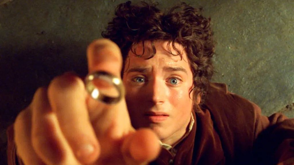 Frodo Bolson, de La Comarca, interpretado por Elijah Wood en la cinta de Peter Jackson.