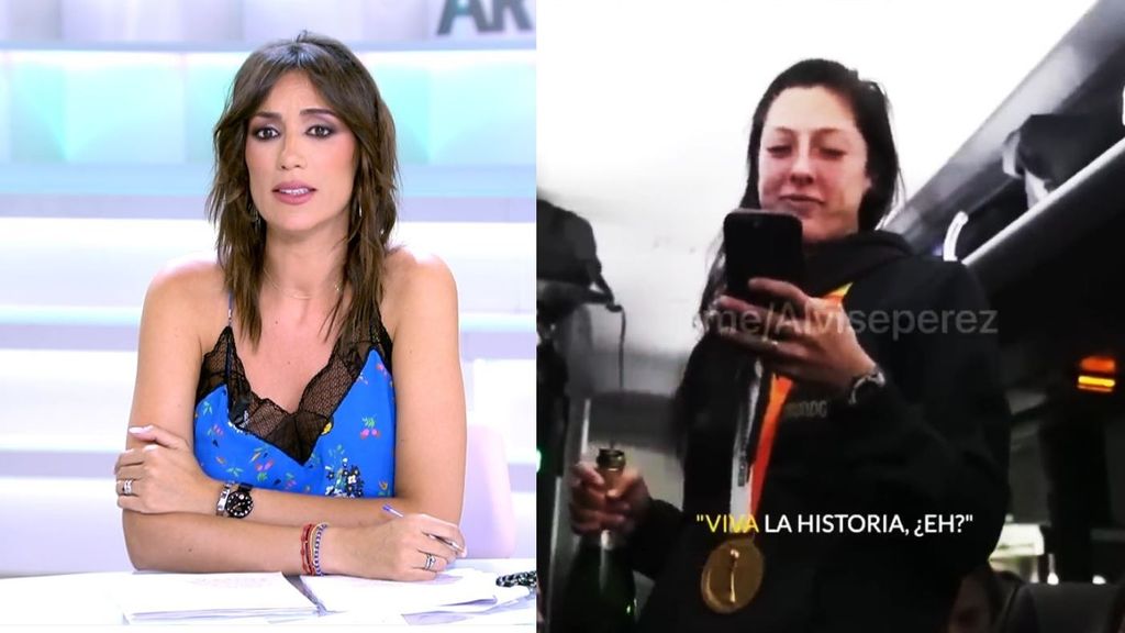 Patricia Pardo defiende a Jenni Hermoso tras la emisión del vídeo de Rubiales: "¿Tiene que estar llorando?"