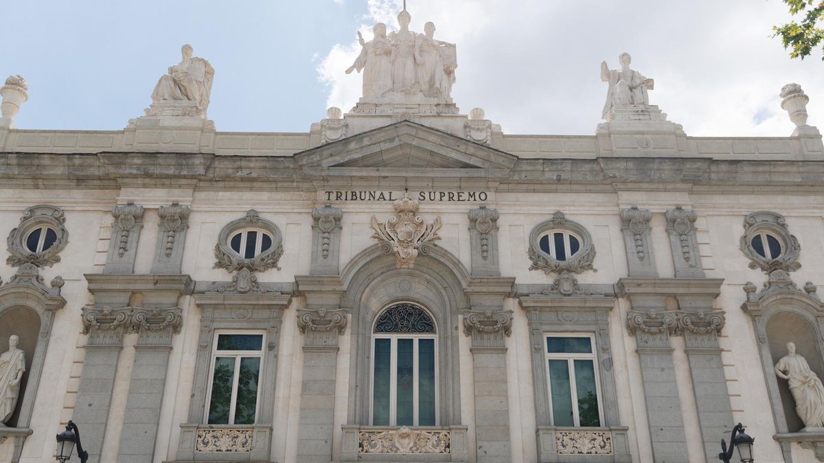 Fachada del Tribunal Supremo, a 7 de julio de 2023, en Madrid (España).