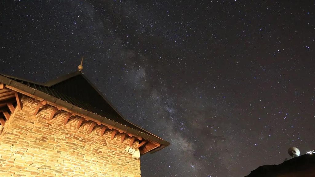 Lluvia de estrellas, en imagen de archivo