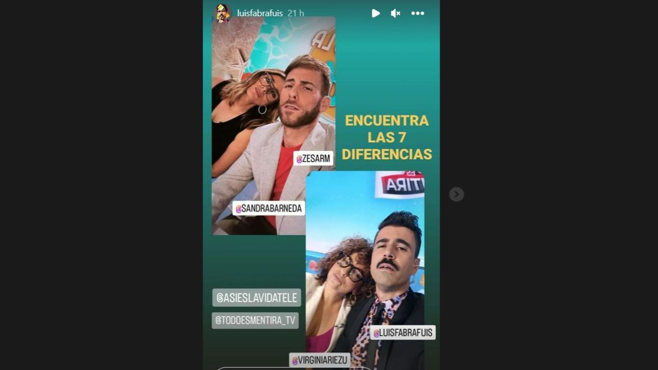 El stories de Luis Fabra.