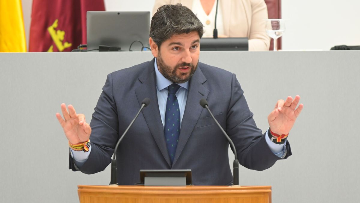 EuropaPress 5324764 candidato partido popular presidir murcia fernando lopez miras interviene EuropaPress 5324764 candidato partido popular presidir murcia fernando lopez miras interviene