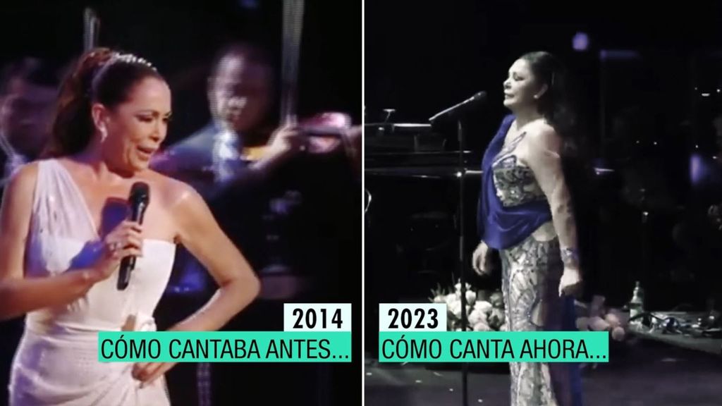 Isabel Pantoja tiene un problema con la voz según sus fans: comparamos sus conciertos