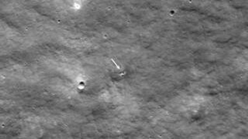 La NASA atribuye un nuevo cráter en la Luna al impacto de la nave rusa Luna 25