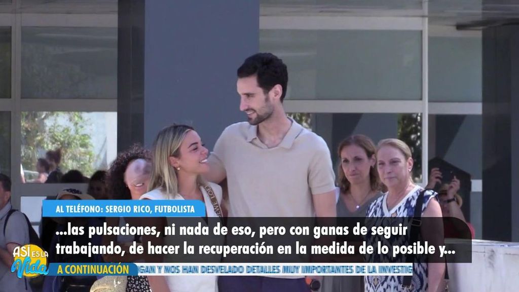 Exclusiva | Sergio Rico rompe su silencio en 'Así es la vida' tras su alta hospitalaria