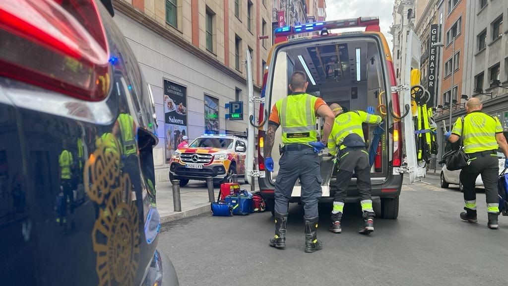 Detenido un hombre por apuñalar en varias ocasiones a su pareja en un céntrico hotel de Madrid