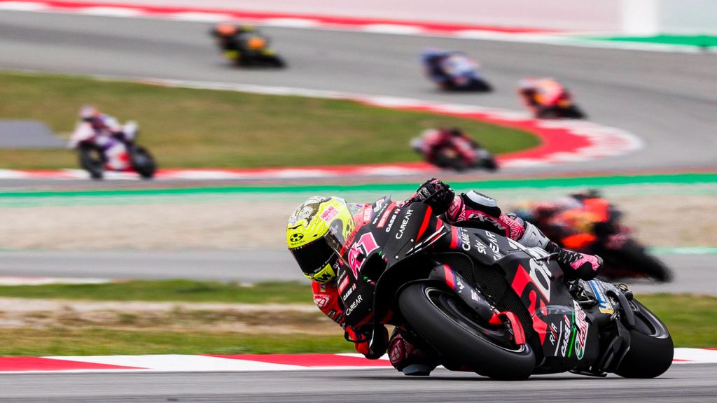 Aleix Espargaró en el Gran Premio de Cataluña