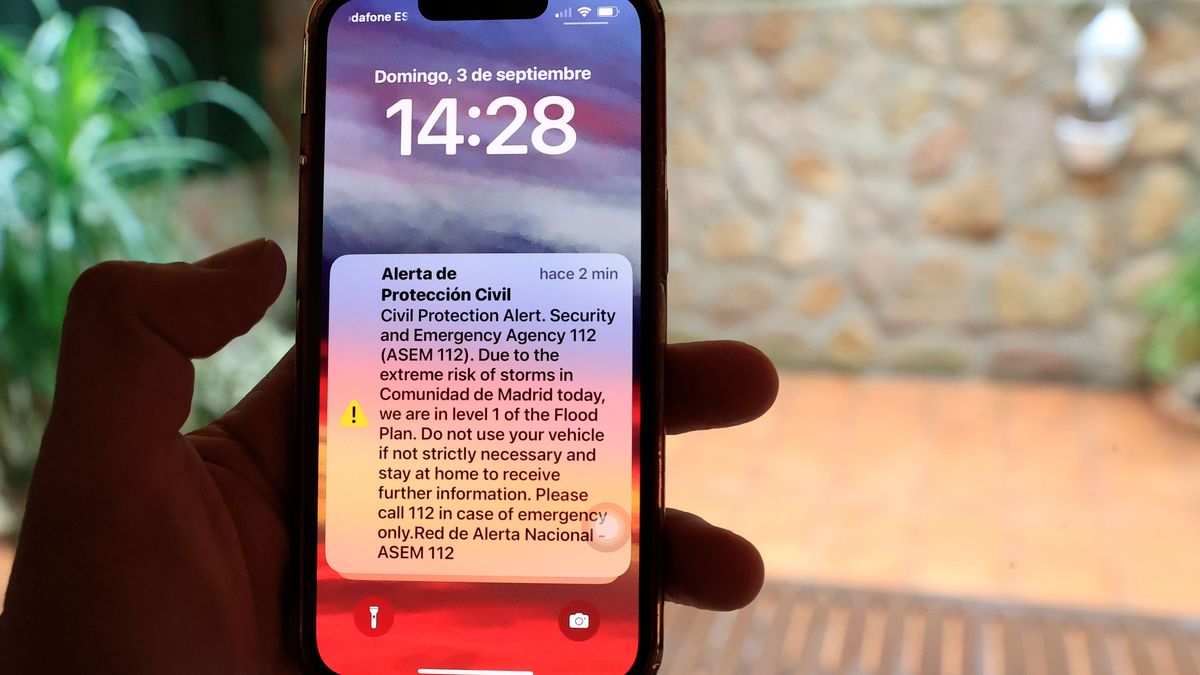 Protección civil alerta a los ciudadanos a través de sus dispositivos móviles