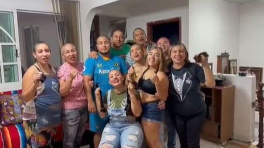 El gesto de amor de una familia con una mujer con cáncer