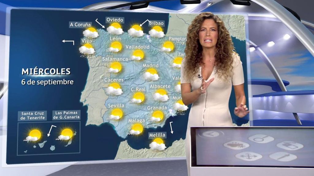 El miércoles cesarán las lluvias y subirán las temperaturas en casi toda España