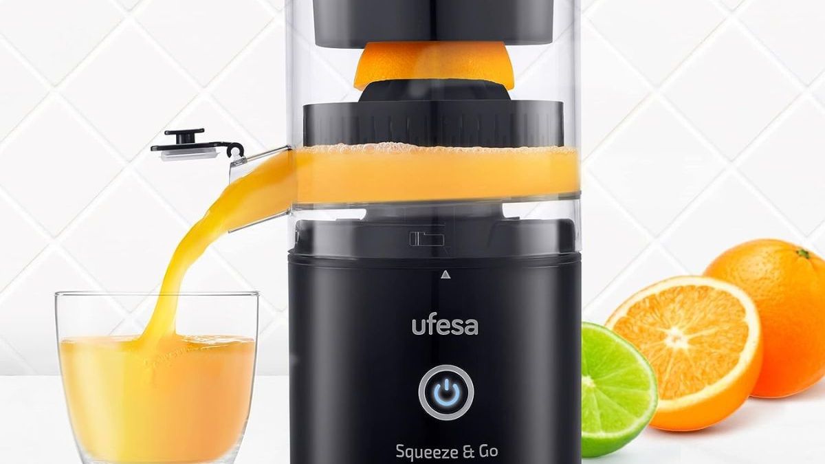 Prepara deliciosos zumos con este exprimidor eléctrico de Ufesa ¡que ahora  tiene un 27% de descuento! - Telecinco