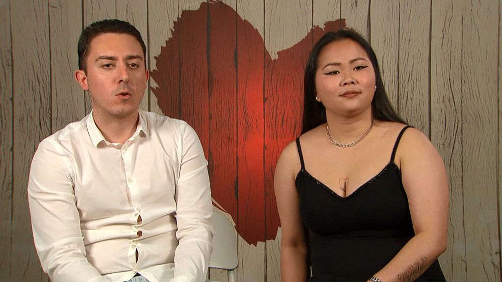 José y Ana María durante su cita en 'First Dates'