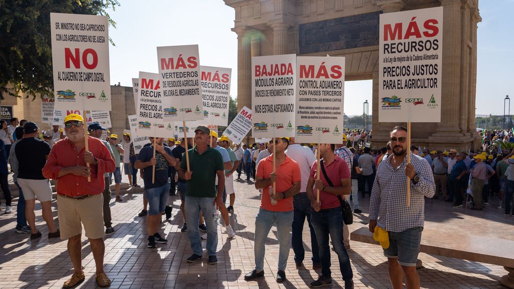 Manifestación de agricultores y ganaderos en Córdoba