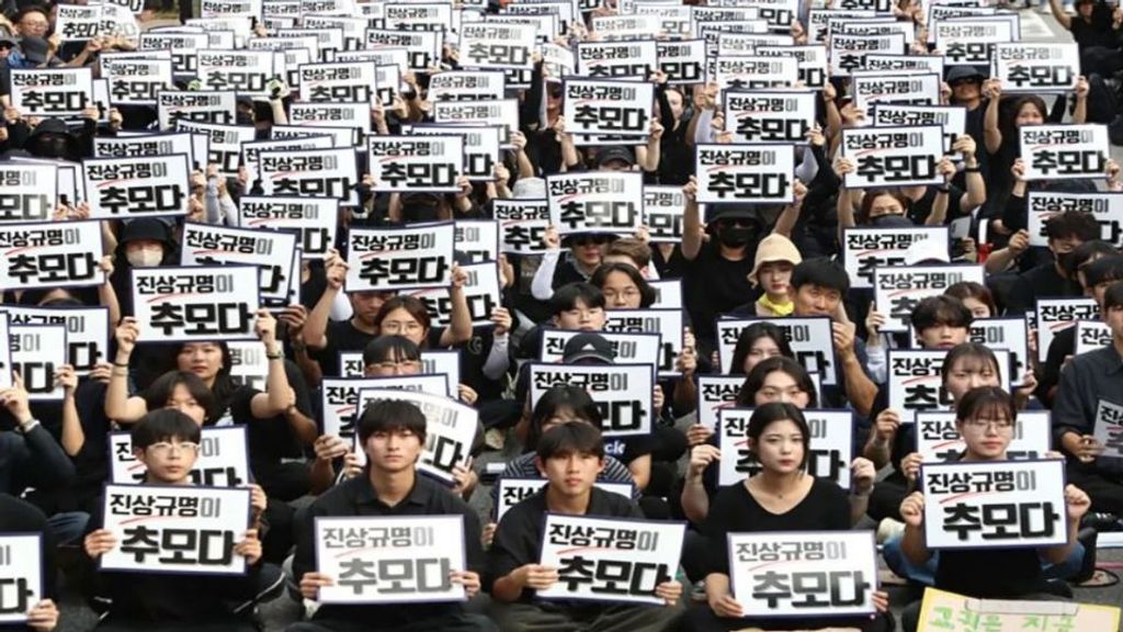 Protestas en Corea