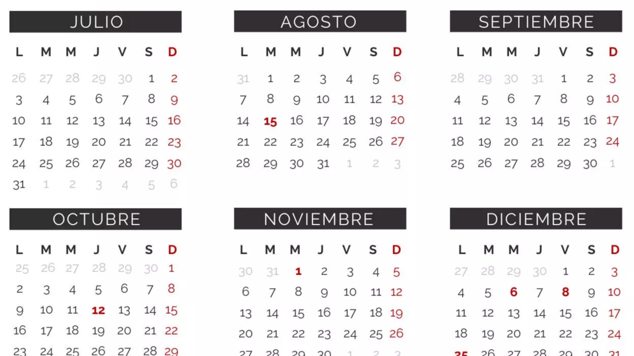 Calendario laboral para Madrid 2023