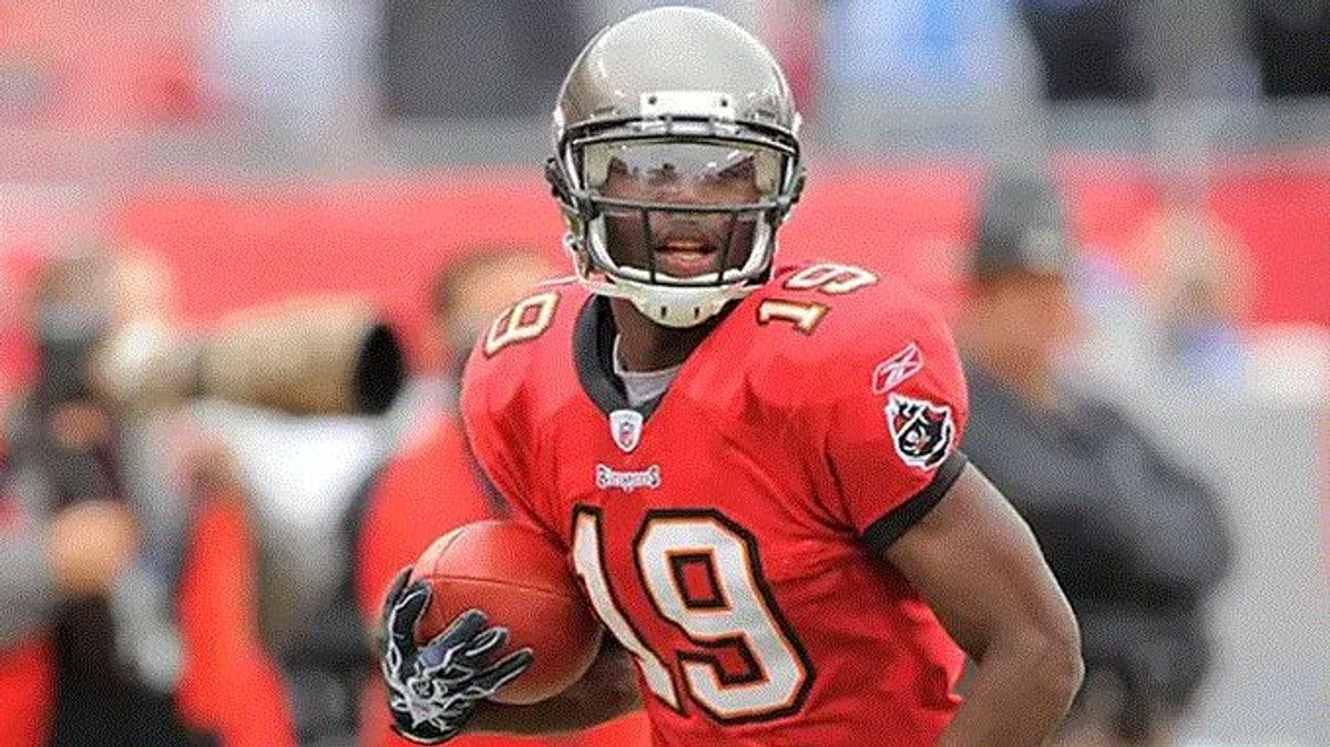 Mike Williams con los Buccaneers en 2010