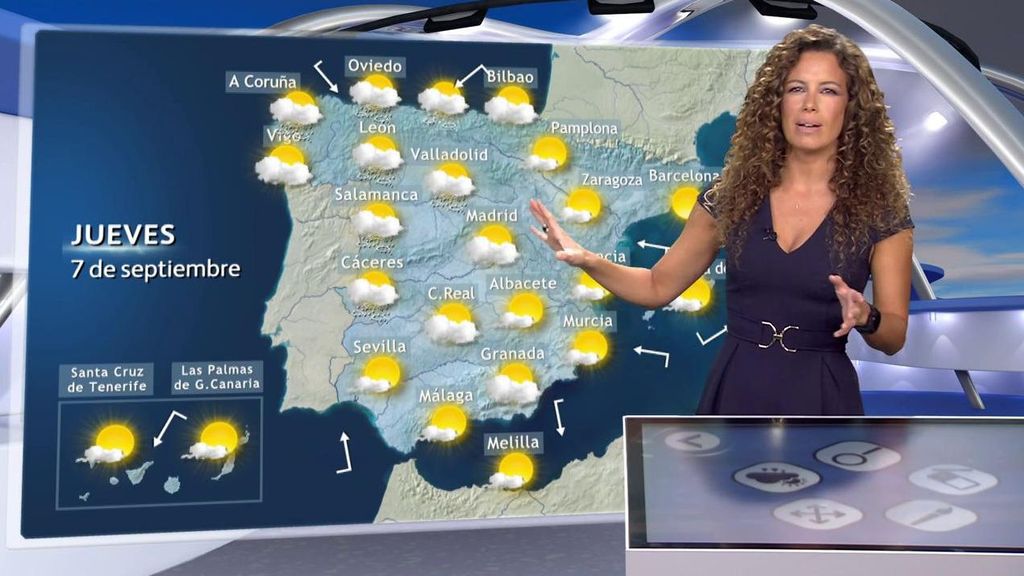 Tiempo jueves: una borrasca se acercará a España con lluvias