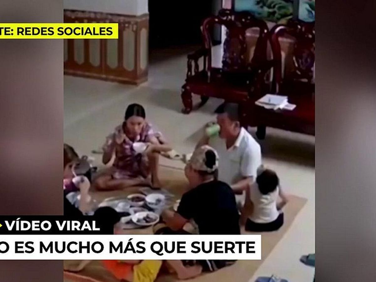 Vídeo viral | Un ventilador de techo cae sobre una familia mientras comen -  Ya es mediodía