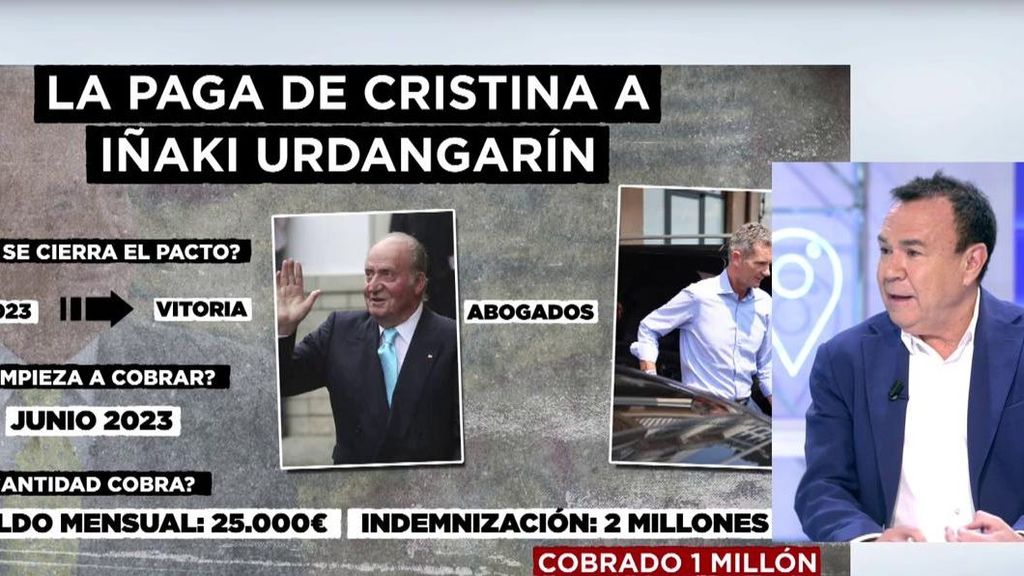 Exclusiva | La paga de la infanta Cristina a Iñaki Urdangarin, al detalle: “Unos 25.000 euros mensuales”