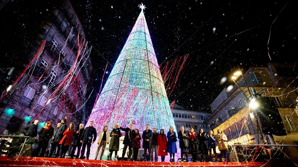 Árbol de Navidad en Vigo