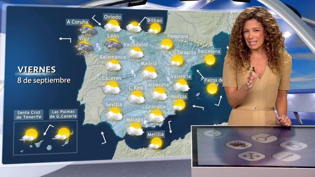 Los restos de la DANA y un huracán ponen en alerta a España el viernes